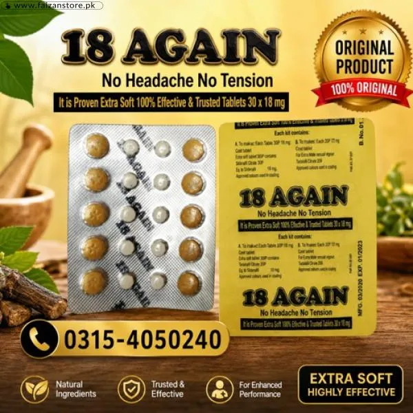 18 Again Tablets Price In Pakistan 