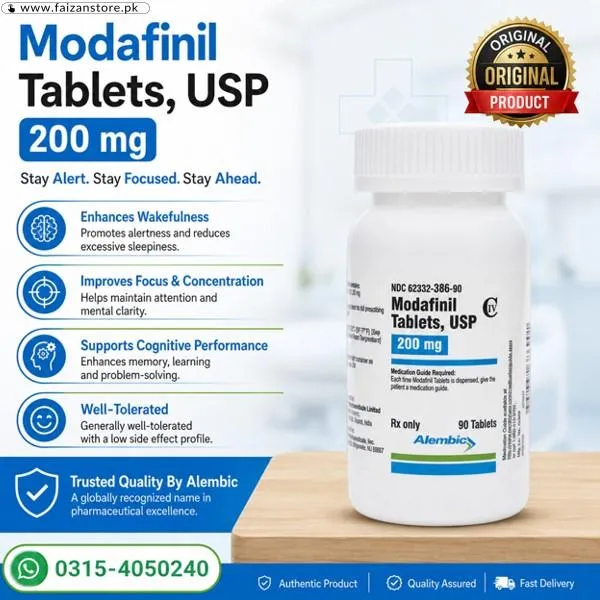 Modafinil Tablets USP 200mg In Pakistan