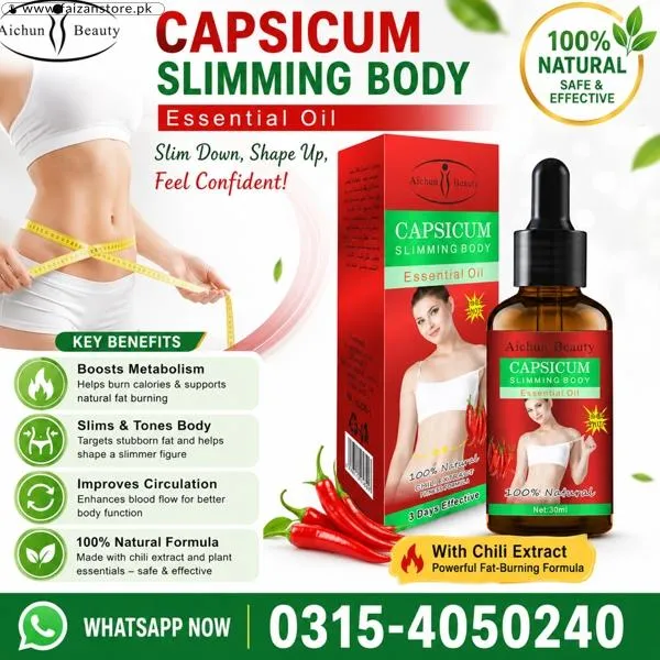 Capsicum Slimming Body Essential Oil Price in Pakistan