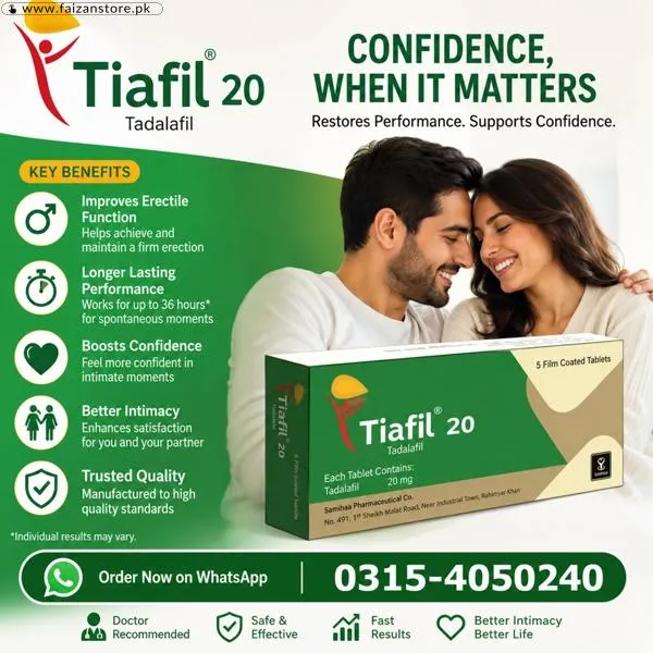 Tiafil 20 Tablet Price In Pakistan