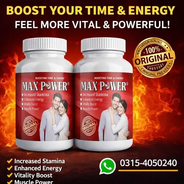 Max Power Herbal Capsule In Pakistan