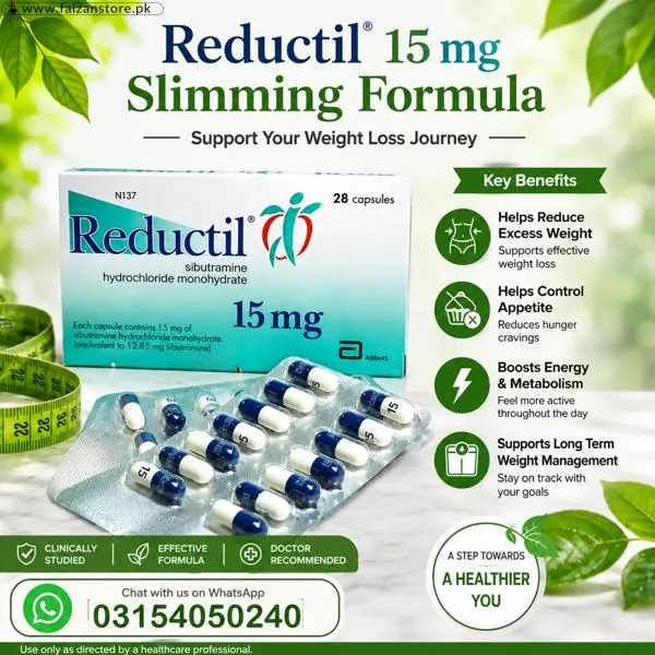 Reductil 15mg Capsules Price in Pakistan