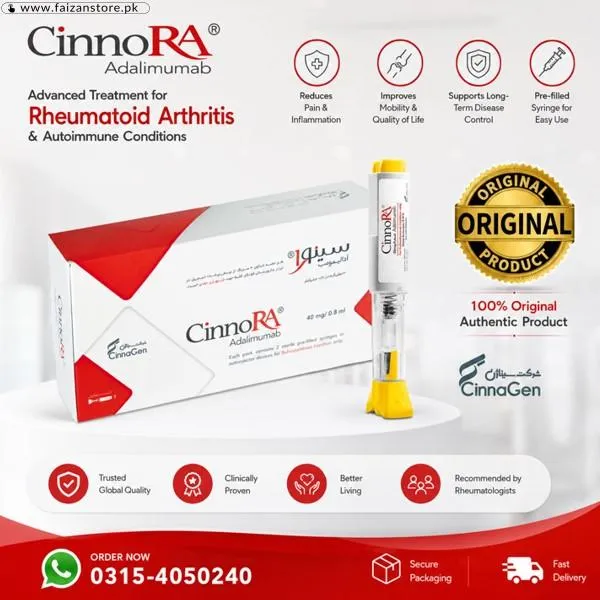 Cinnora Injection 40 Mg 0.8 Ml In Pakistan