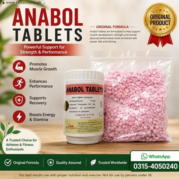Anabol 5mg 1000 Tablets In Pakistan