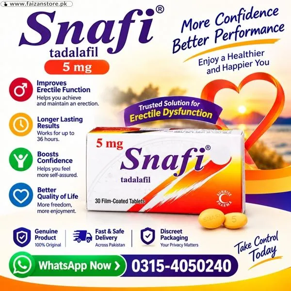 Snafi 5mg Tablets Price In Pakistan