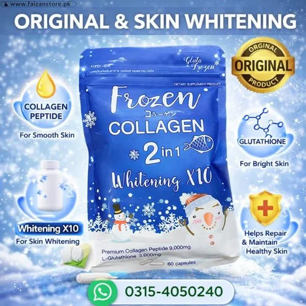 Frozen Collagen 2 In 1 Whitening Capsules In Pakistan