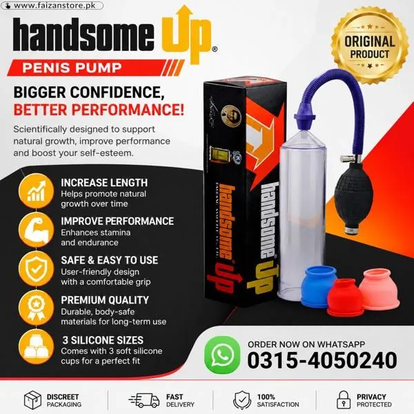 Handsome Up Penis Enlargement Pump in Pakistan
