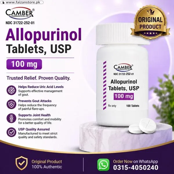 Allopurinol 100Mg Tablets In Pakistan