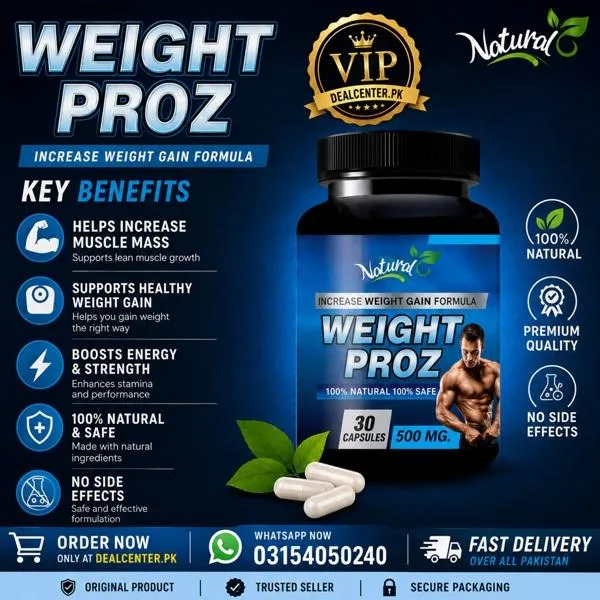 Natural Weight Proz Capsules in Pakistan