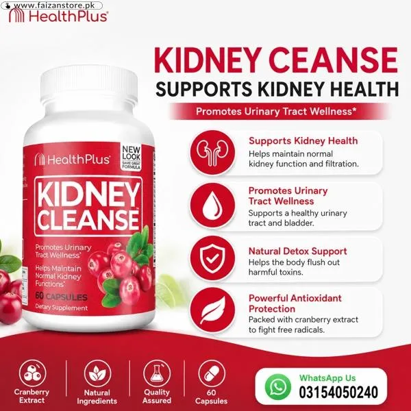 Health Plus Kidney Cleanse Capsules in Pakistan