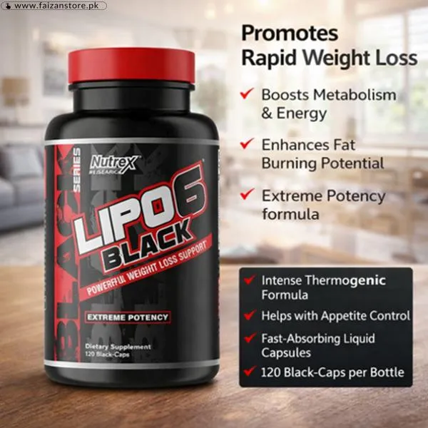 Lipo 6 Black 120 Capsules Price In Pakistan