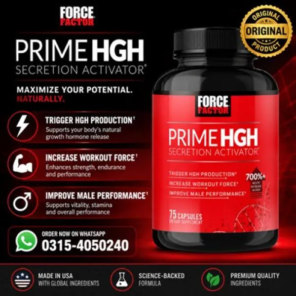 Force Factor Prime Hgh Secretion Activator Capsules In Pakistan