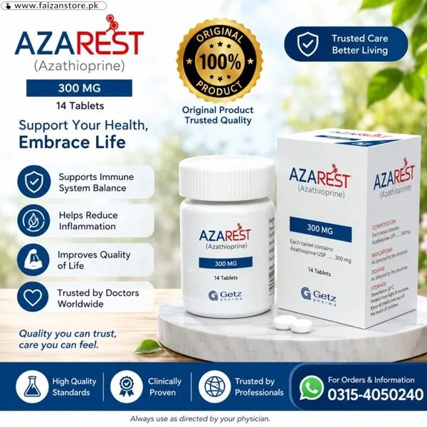 Azarest 300 Mg Tablets In Pakistan