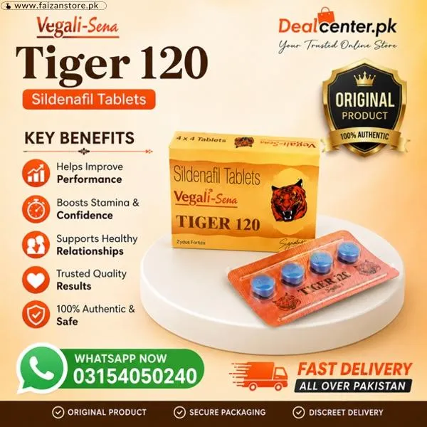 Tiger 120 Sildenafil Citrate Tablets in Pakistan