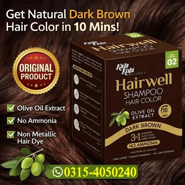 Kala Kola Hairwell Shampoo Hair Color In Pakistan