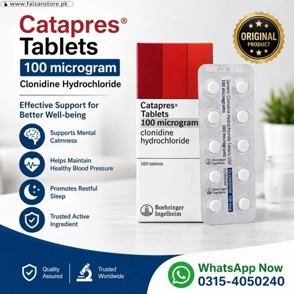 Glenwood Catapres 100mcg Tablets In Pakistan
