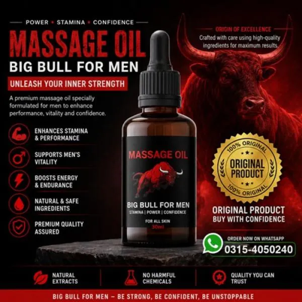 Bull Toner Oil for Men Price in Pakistan 