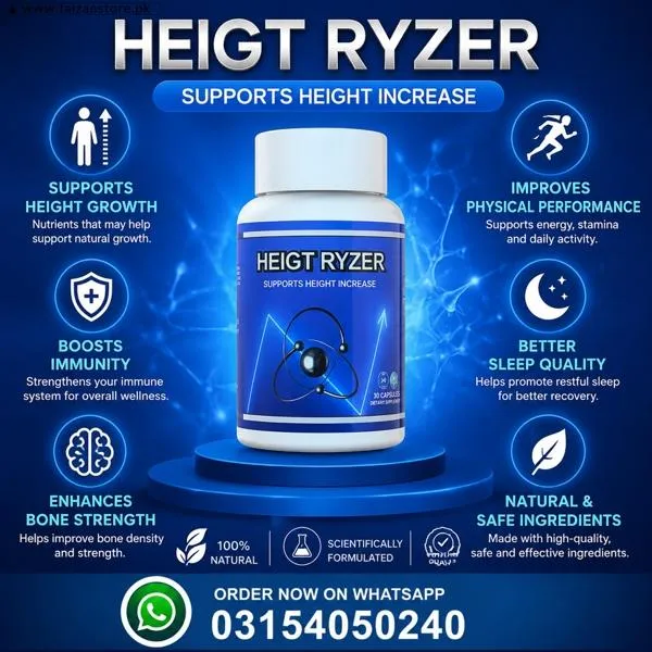 Height Ryzer Grow Taller Height Increase Supplement in Pakistan