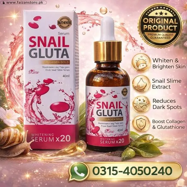 Snail Gluta Collagen Gold Whitening Serum In Pakistan