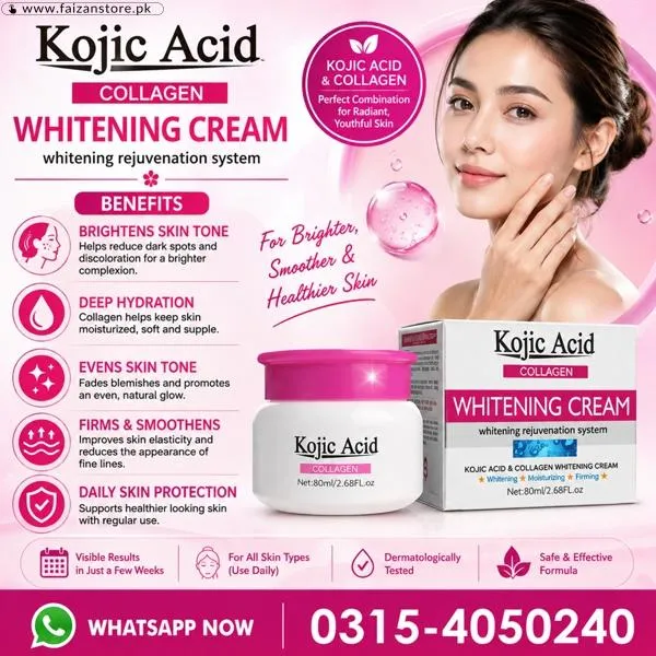Guanjing Kojic Acid Collagen Whitening Cream Price in Pakistan