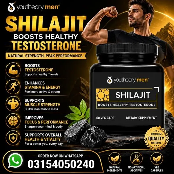 Youtheory Men’s Shilajit Capsules in Pakistan