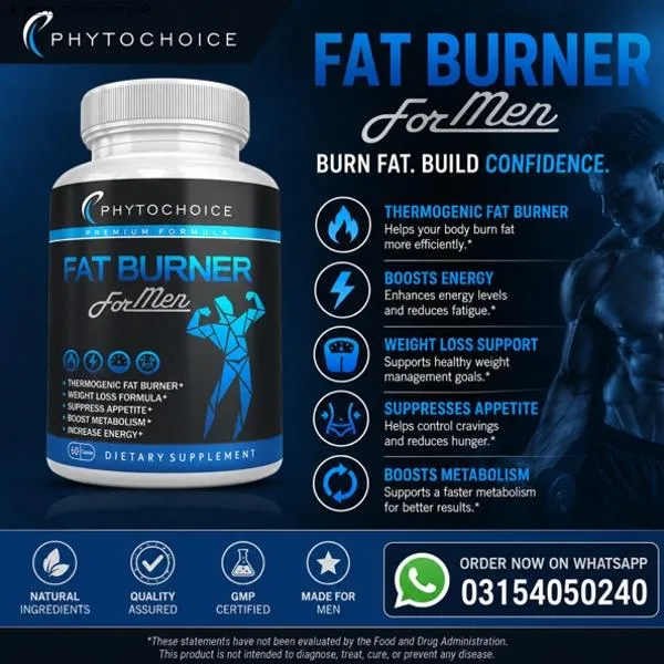 Phytochoice Fat Burner For Men Capsules in Pakistan