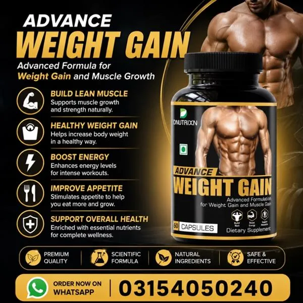 Dnutrixn Advance Weight Gainer Capsules in Pakistan