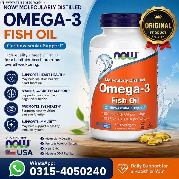 Omega-3 Fish Oil Capsules in Pakistan