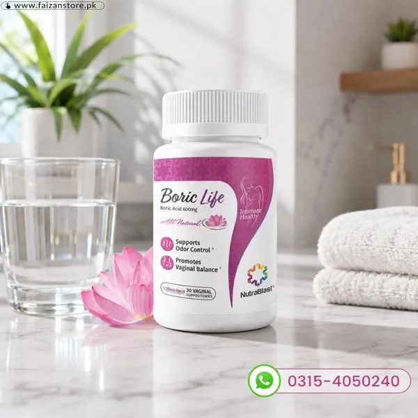 NutraBlast Boric Acid Vaginal Suppositories In Pakistan