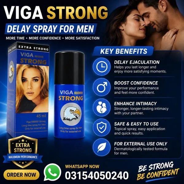 Super Viga 880000 Strong Delay Spray Price in Pakistan