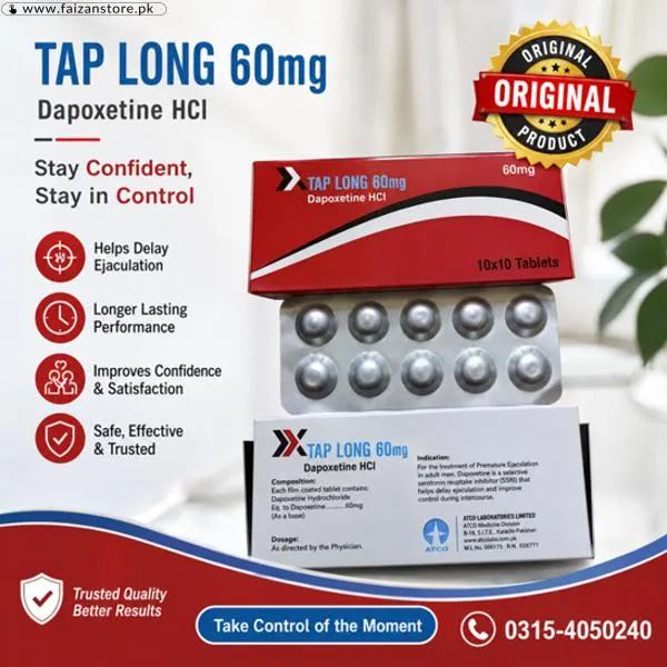 Xtra Long 60mg Dapoxetine Tablets In Pakistan