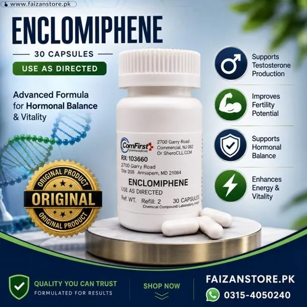 Enclomiphene Capsules Price in Pakistan