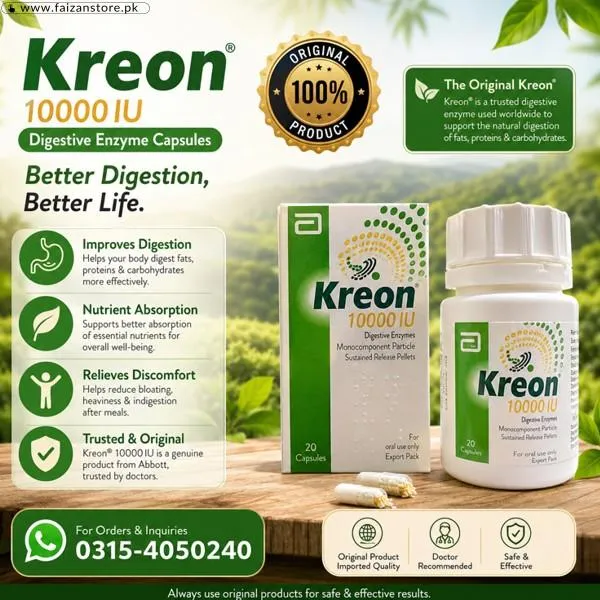 Creon 10000 Pancreatic Enzyme Capsules In Pakistan