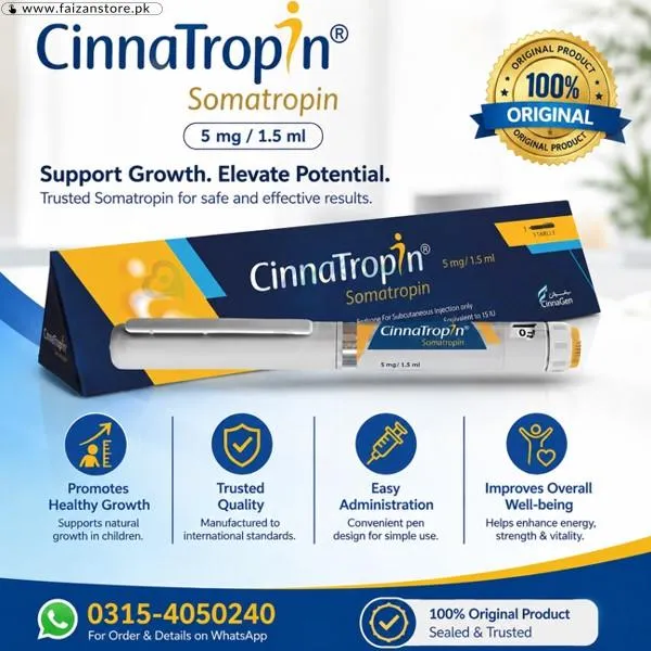 Cinnatropin Somatropin 5mg Injection In Pakistan