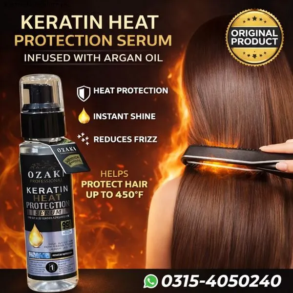 Ozaki Keratin Heat Protection Serum In Pakistan