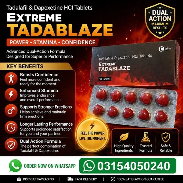 Extreme Tadablaze Tablets in Pakistan