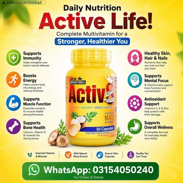 Active 8 Capsules in Pakistan