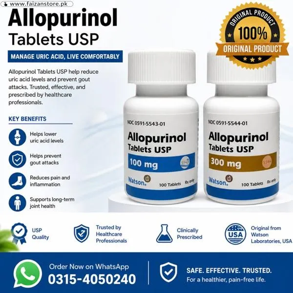 Allopurinol 100Mg Tablets In Pakistan