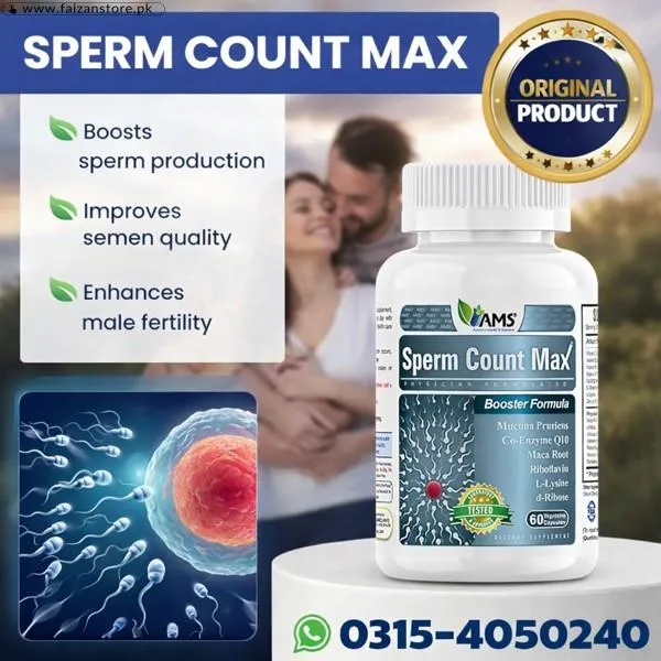 Ams Sperm Count Max Capsules In Pakistan