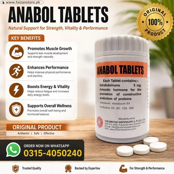 Anabol 5mg 1000 Tablets In Pakistan