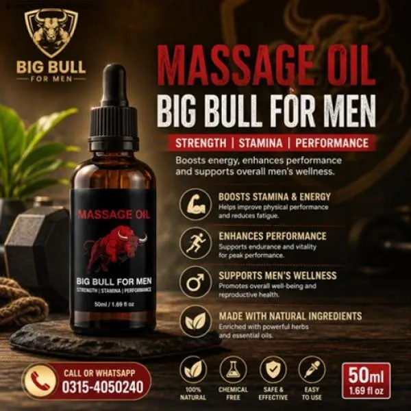 Bull Toner Oil for Men Price in Pakistan 