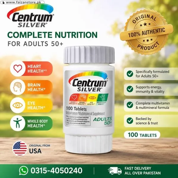 Centrum Lutein Silver 100 Tablets In Pakistan