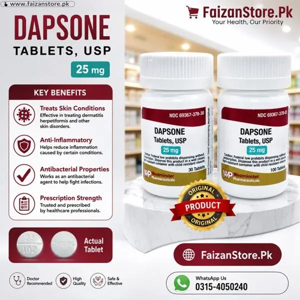 Dapsone 25Mg Tablets In Pakistan