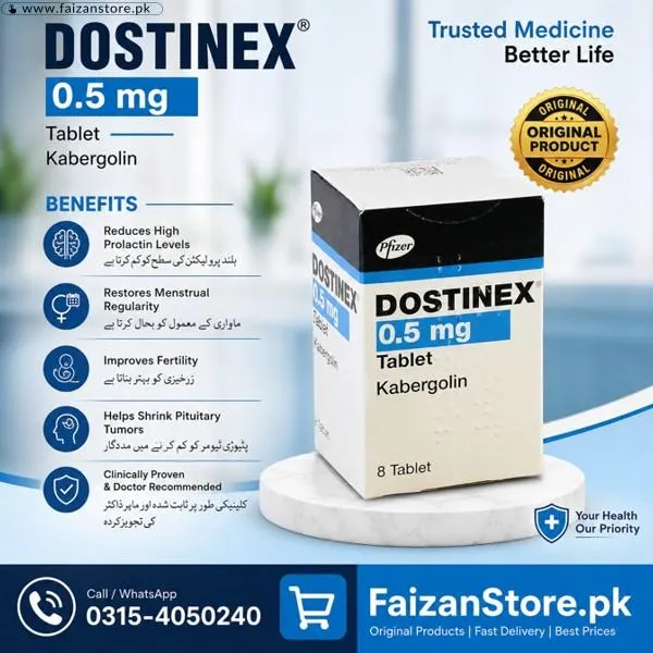 Dostinex 0.5 Mg Tablets In Pakistan