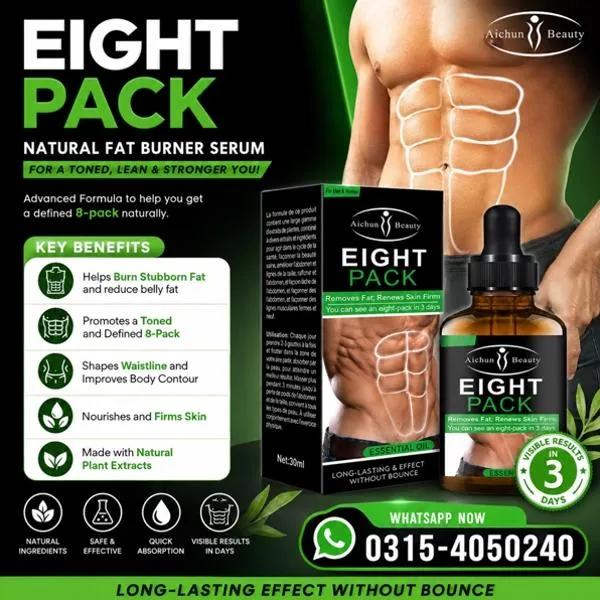 Eight Pack Slimming Oil Price in Pakistan