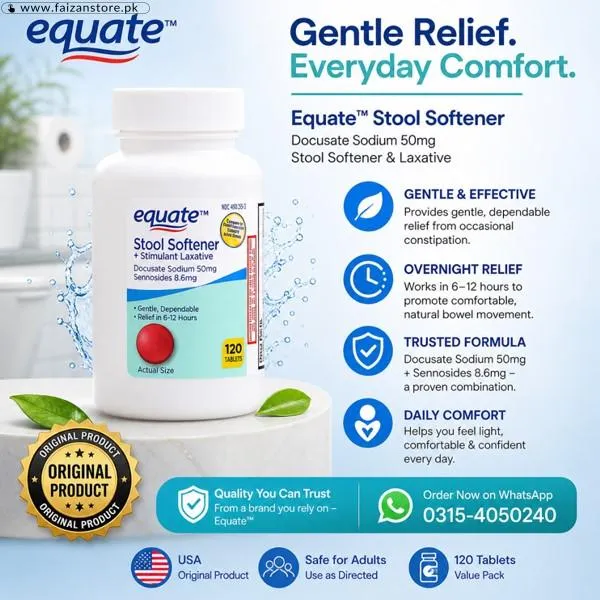 Equate Senna Laxative And Stool Softener In Pakistan