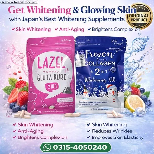 Frozen Collagen 2 In 1 Whitening Capsules In Pakistan