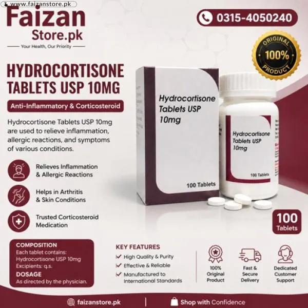 Hydrocortisone 10mg Tablets In Pakistan