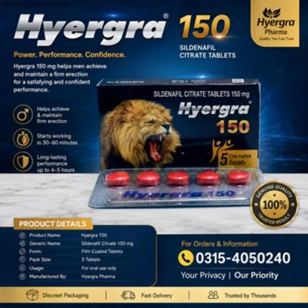 Hygra 150mg Tablet Price in Pakistan