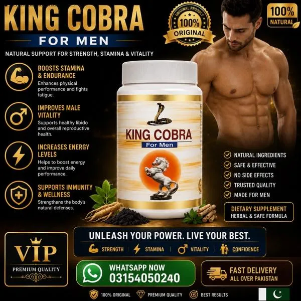 King Cobra Capsules For Men in Pakistan